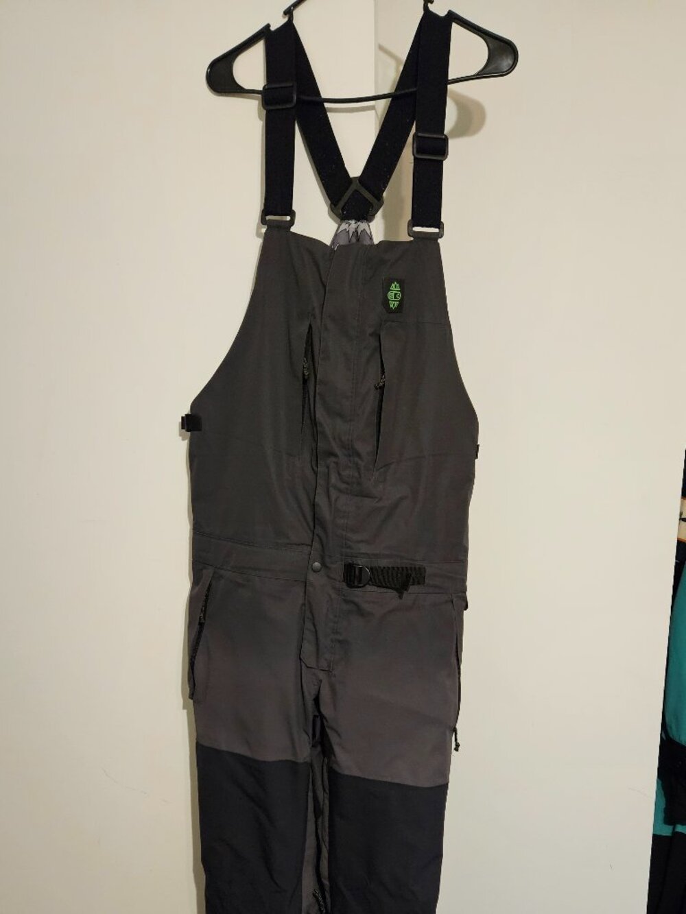 Airblaster Beast Bibs-Grey/Charcoal XL